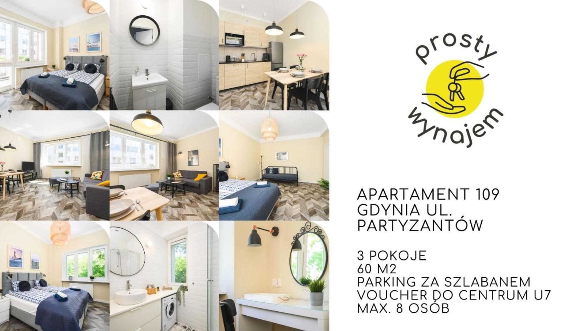 Apartament 109 W Centrum Gdyni Prostywynajem กดิเนีย ภายนอก รูปภาพ